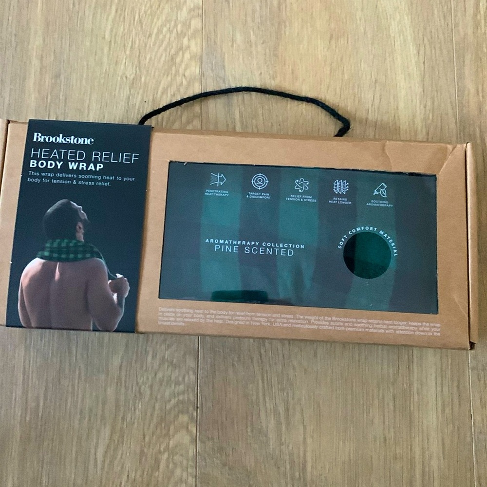 BROOKSTONE Heated Relief Body Wrap